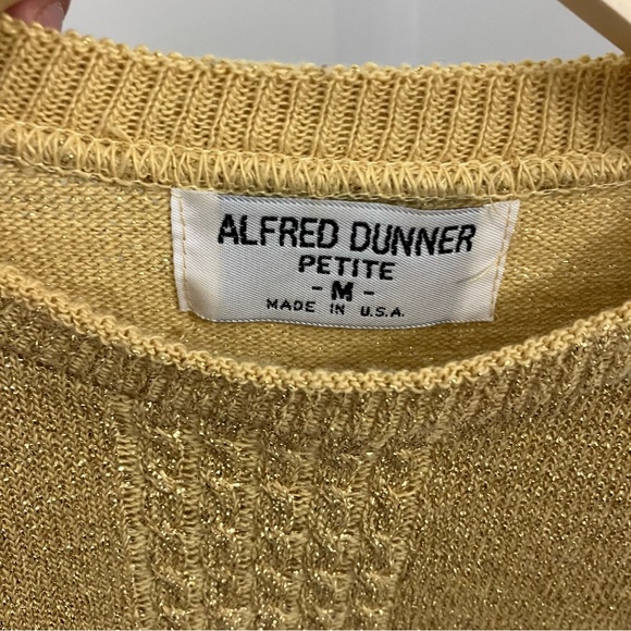 Alfred Dunner | Gold Sparkly top - Picture 3 of 4